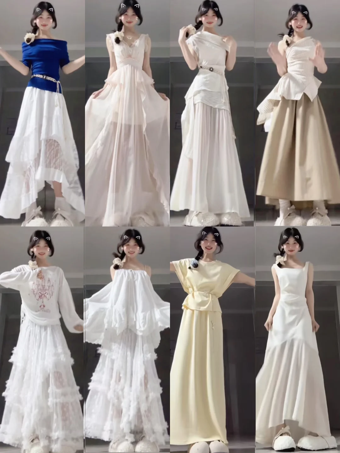 是仙女啊！甜美系少女穿搭