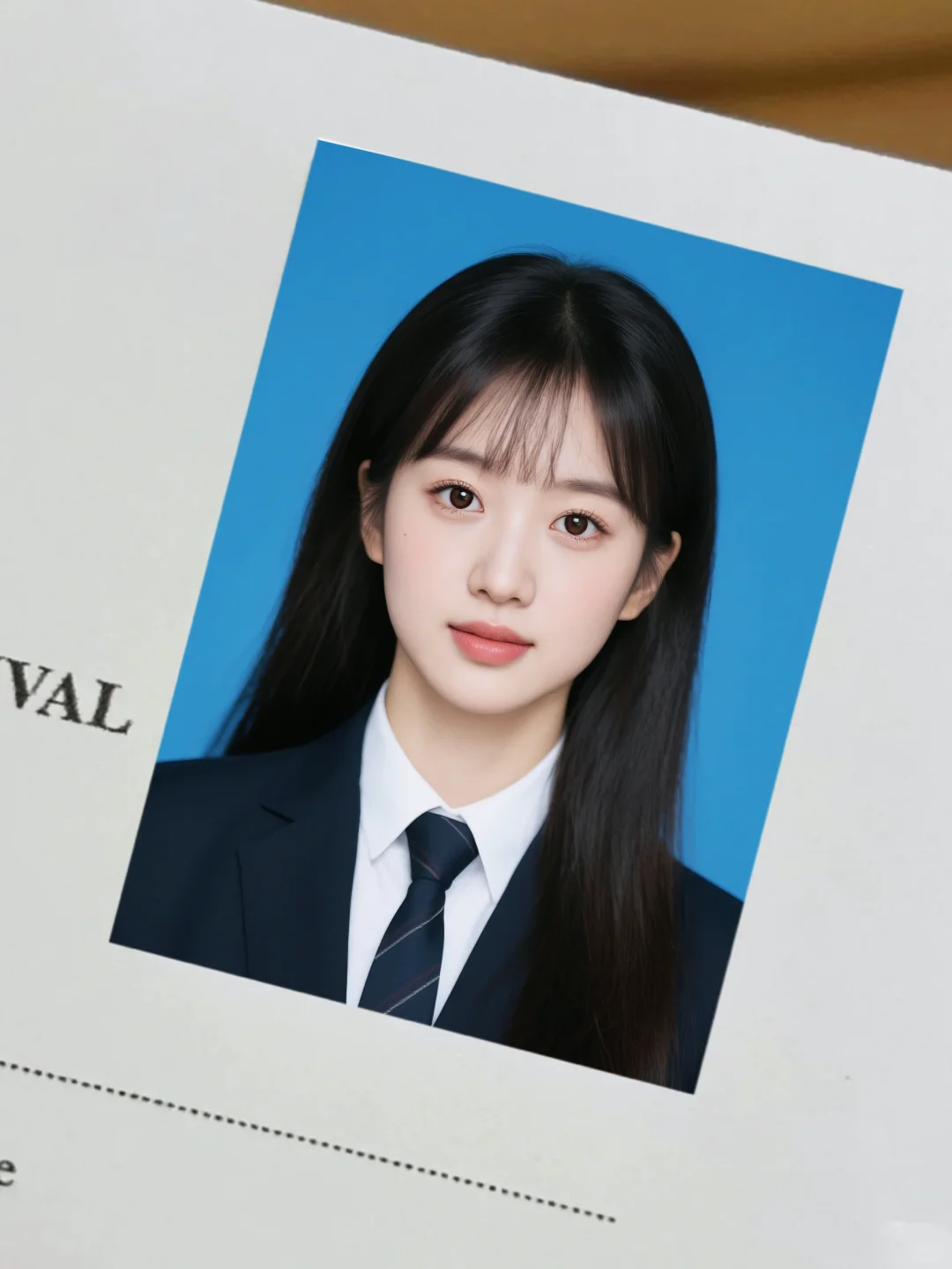 本女大学生宣布这是我拍过最绝的证件照