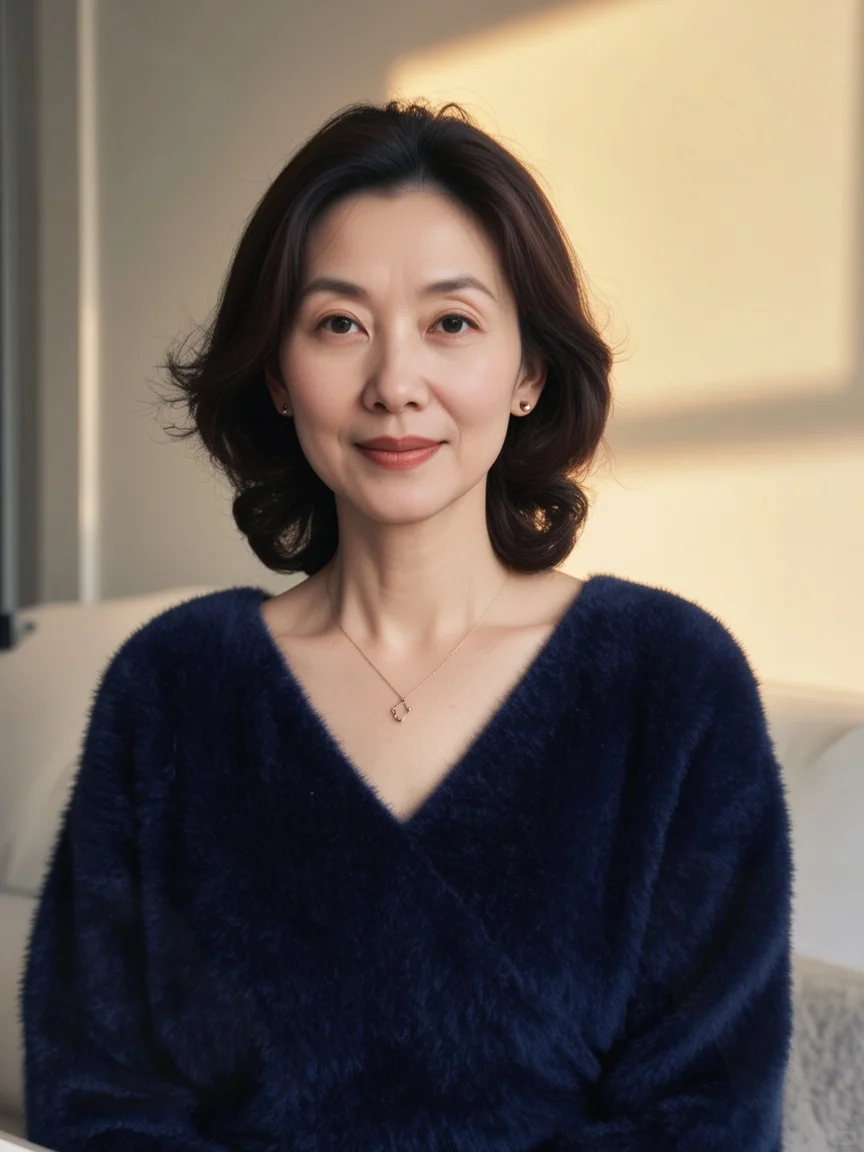 老阿姨散发独特魅力