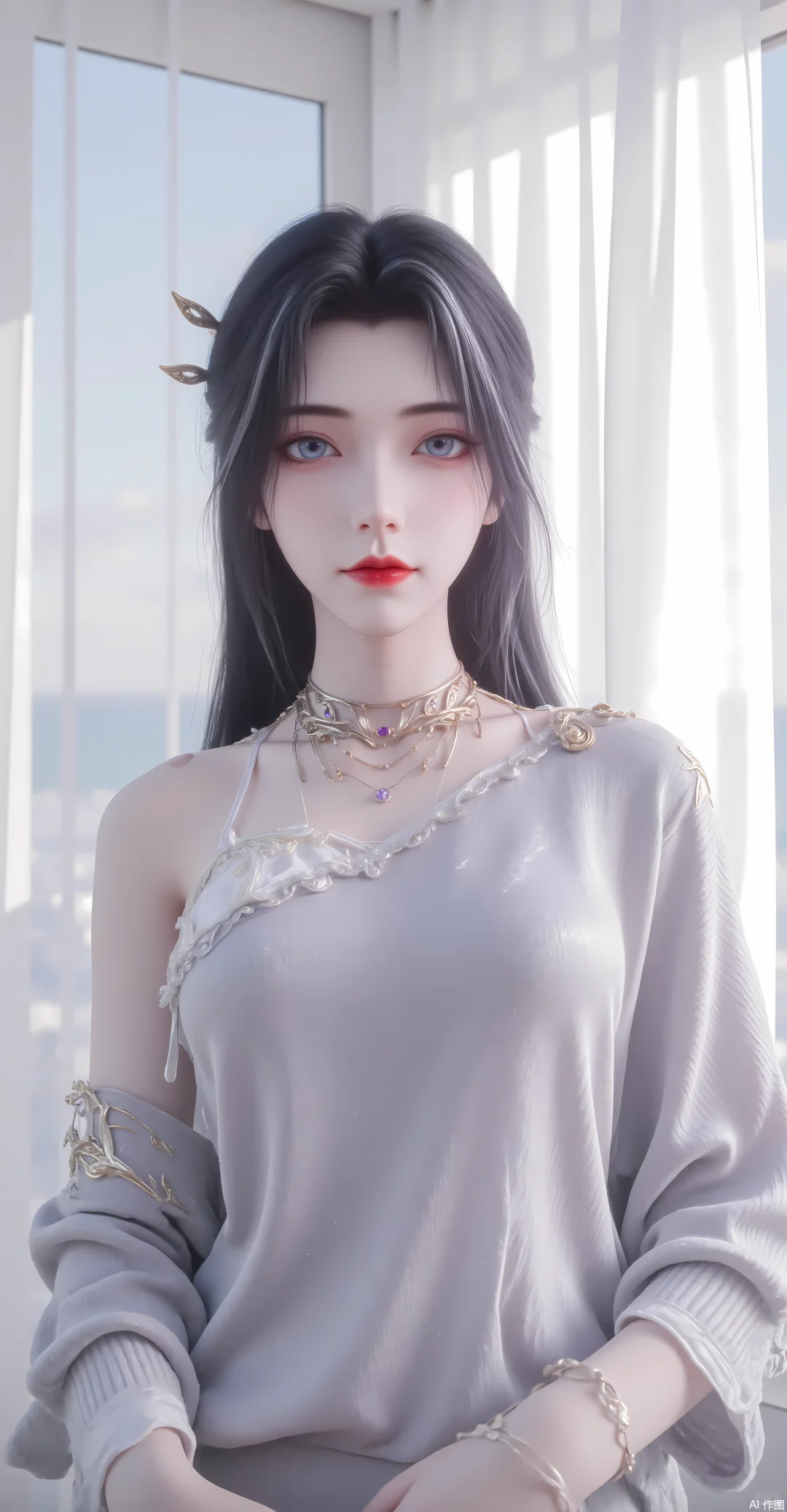她在发光，她很有灵气～魔女 无尽神女