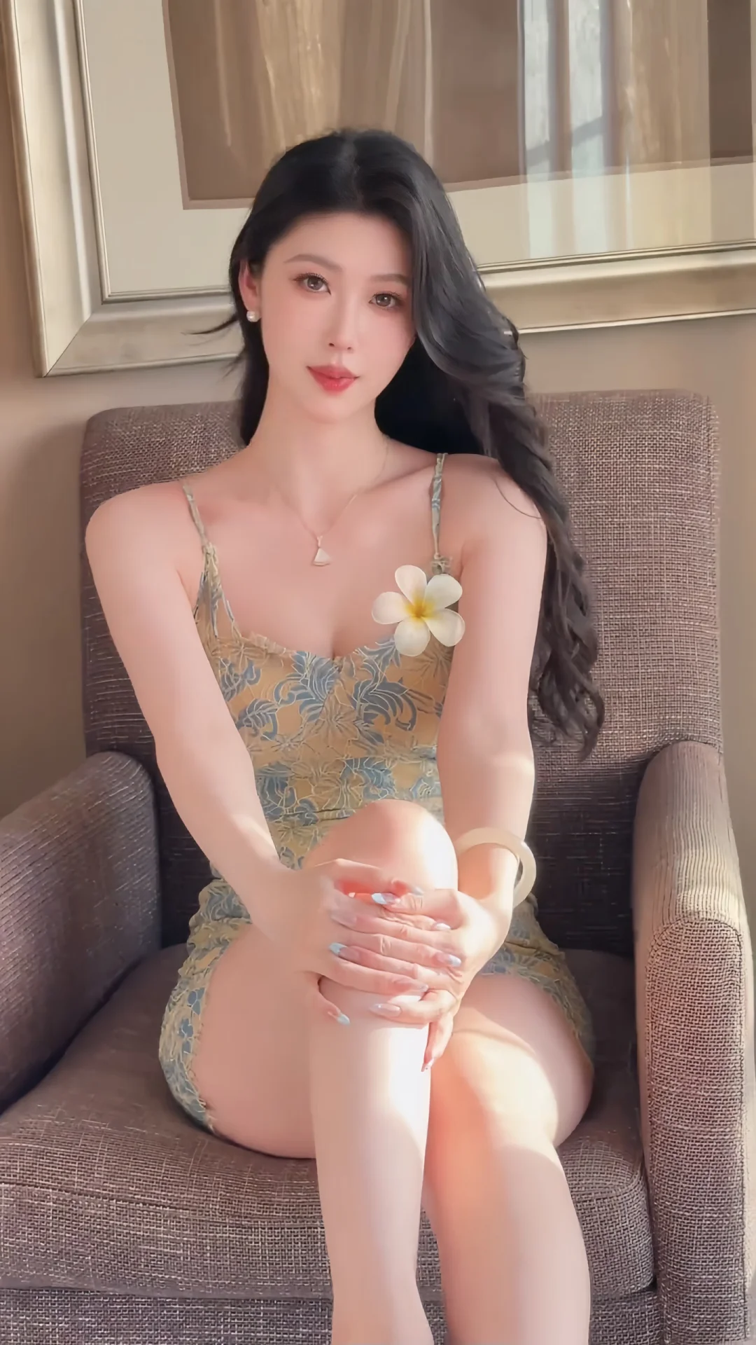 这套真的太美了！花色裙裙