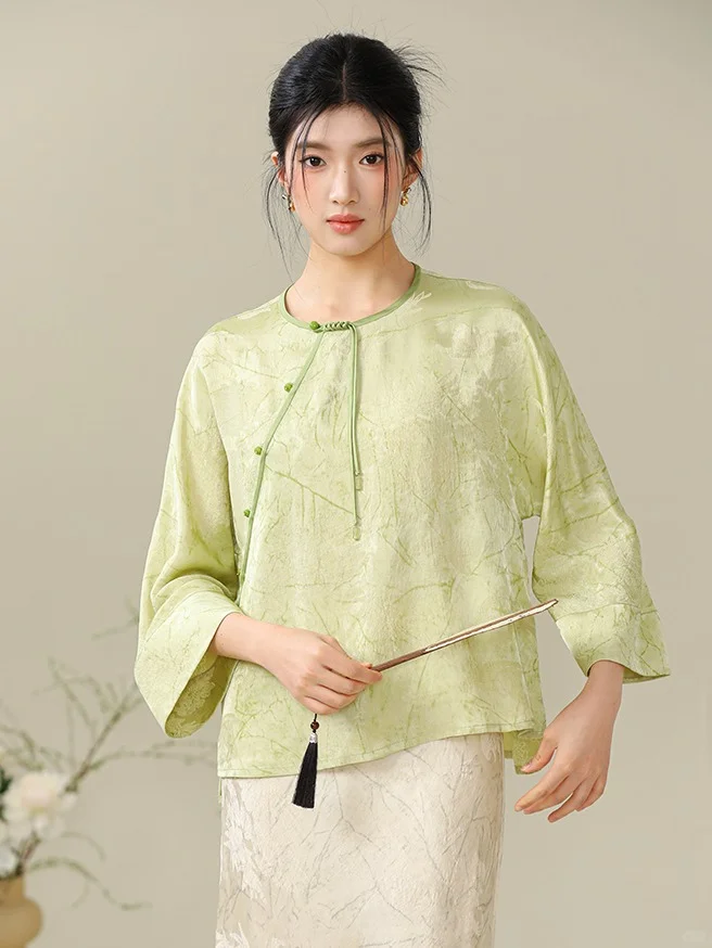 轻松随性新中式｜这个茶服外套有点好看🤩