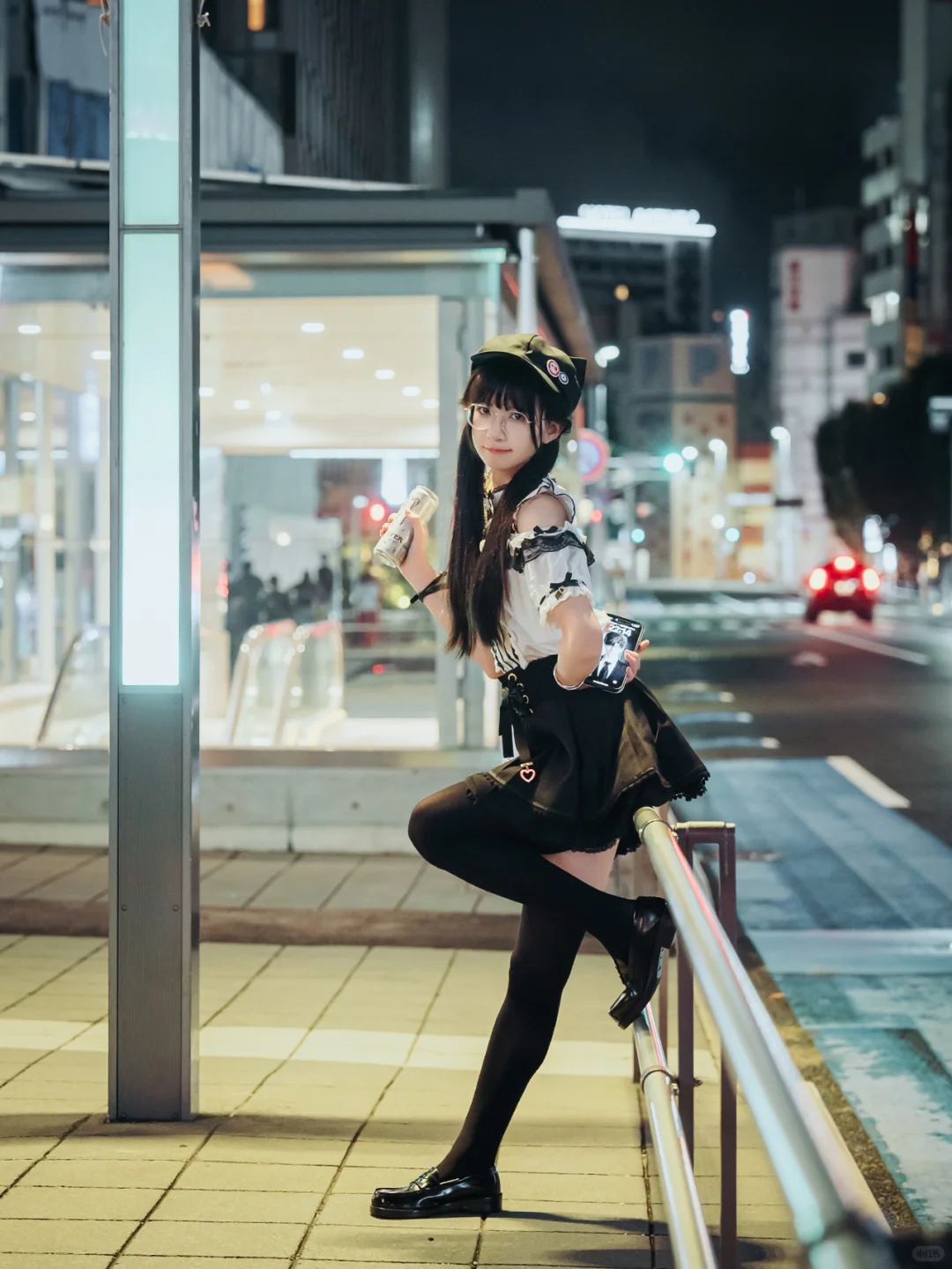 街拍甜酷女孩