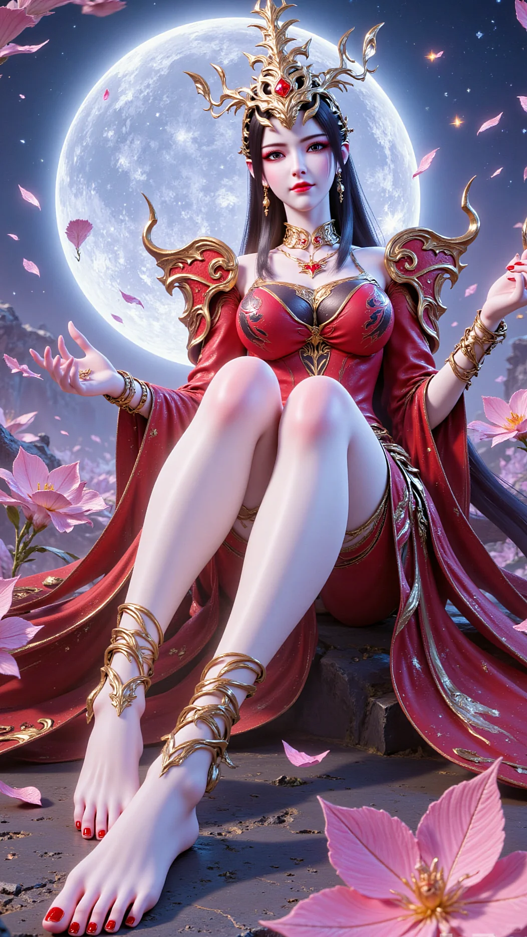 彩鳞玉足
