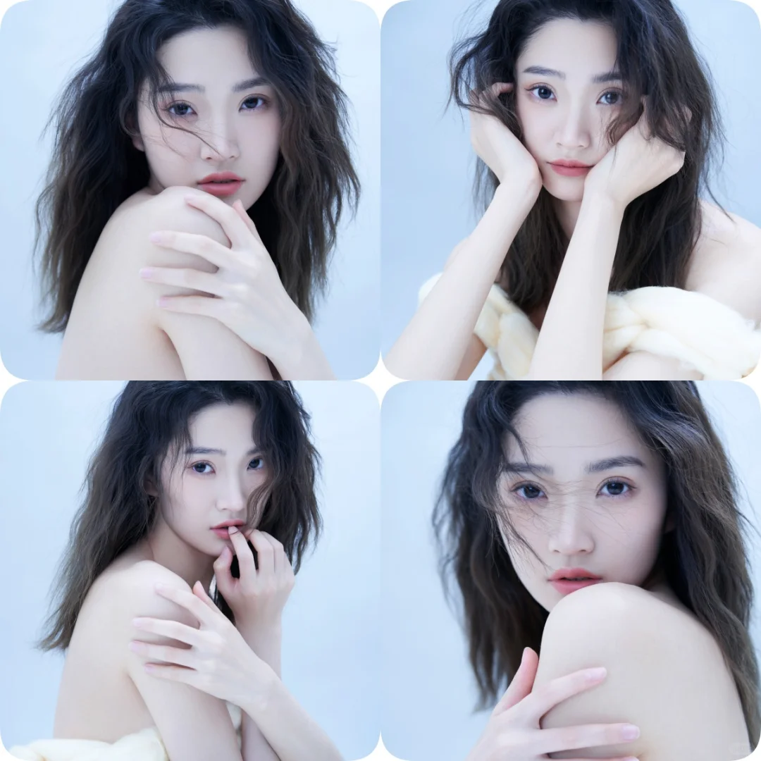 家人们！这组清冷少女写真的冷感绝了