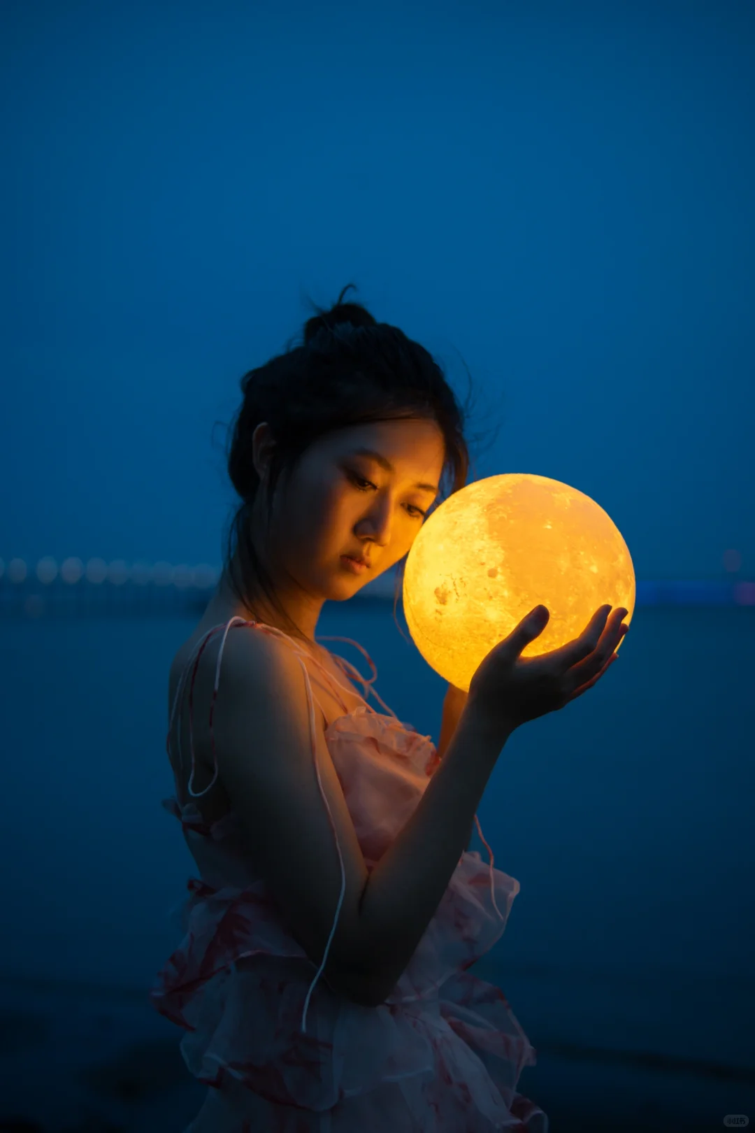 蓝调人像