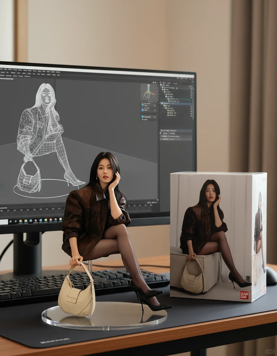 白鹿手办模型！