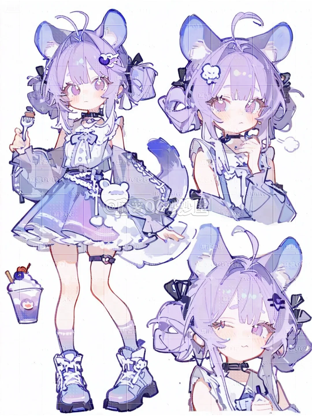【OC送设】档案Vol.51｜奶茶店开业🍨🍸