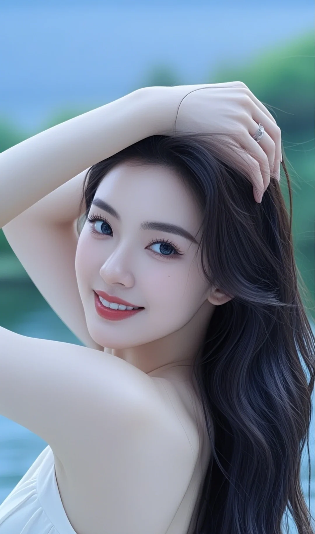 貌美肤白气质佳，适合做你的女朋友（ai生成）