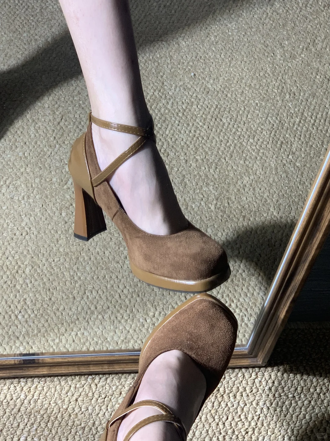 轻松无压力🌬️挖到了不会掉跟的高跟鞋