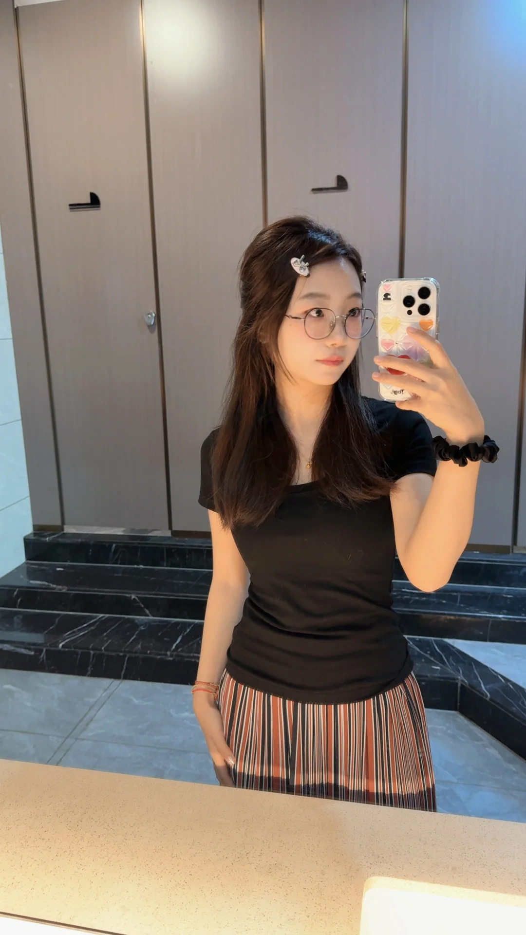 上班look｜宅女中古裙