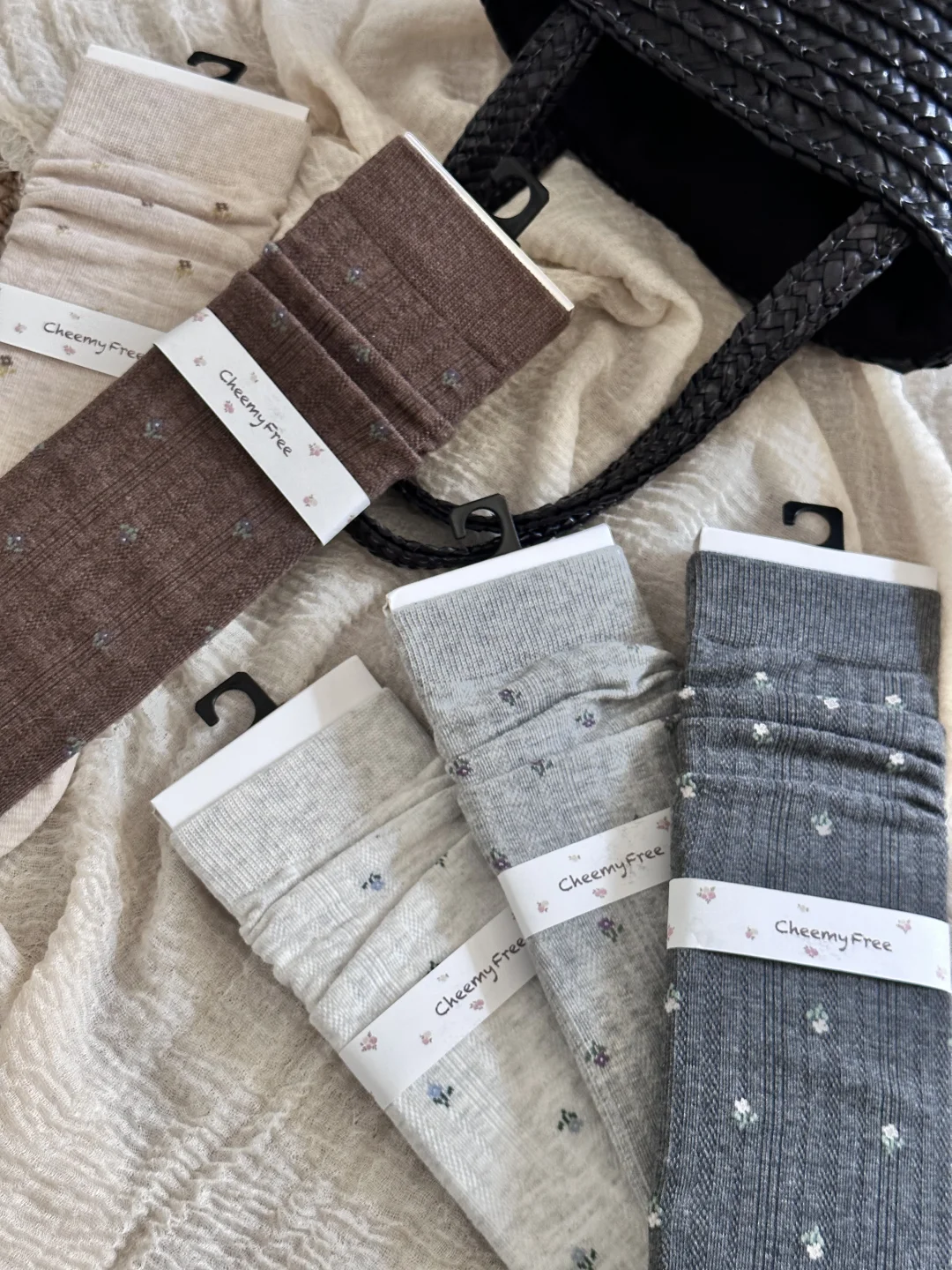 美晕！灰色格雷系小碎花泰美了吧！