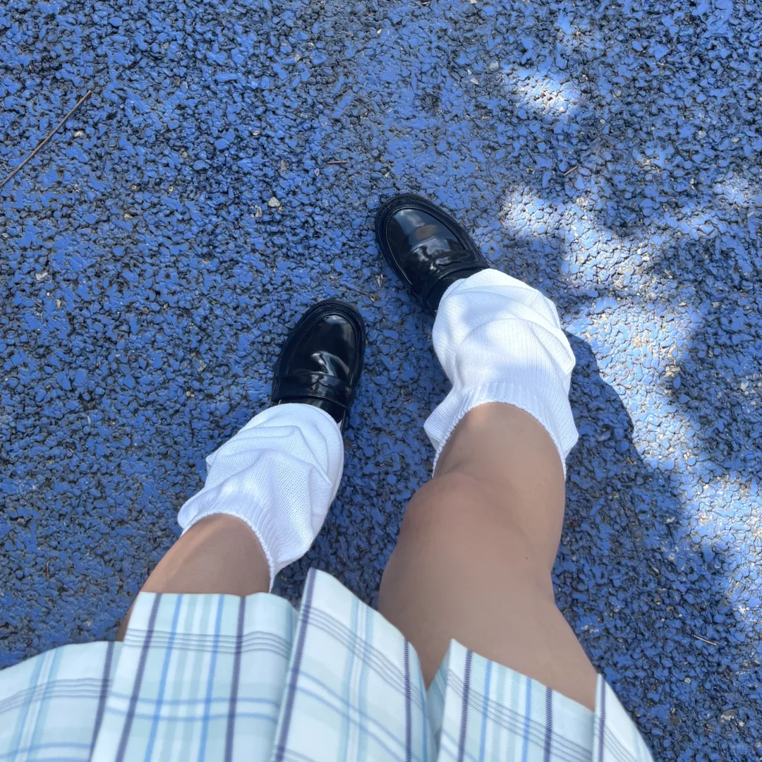 樱花妹显腿瘦小技巧