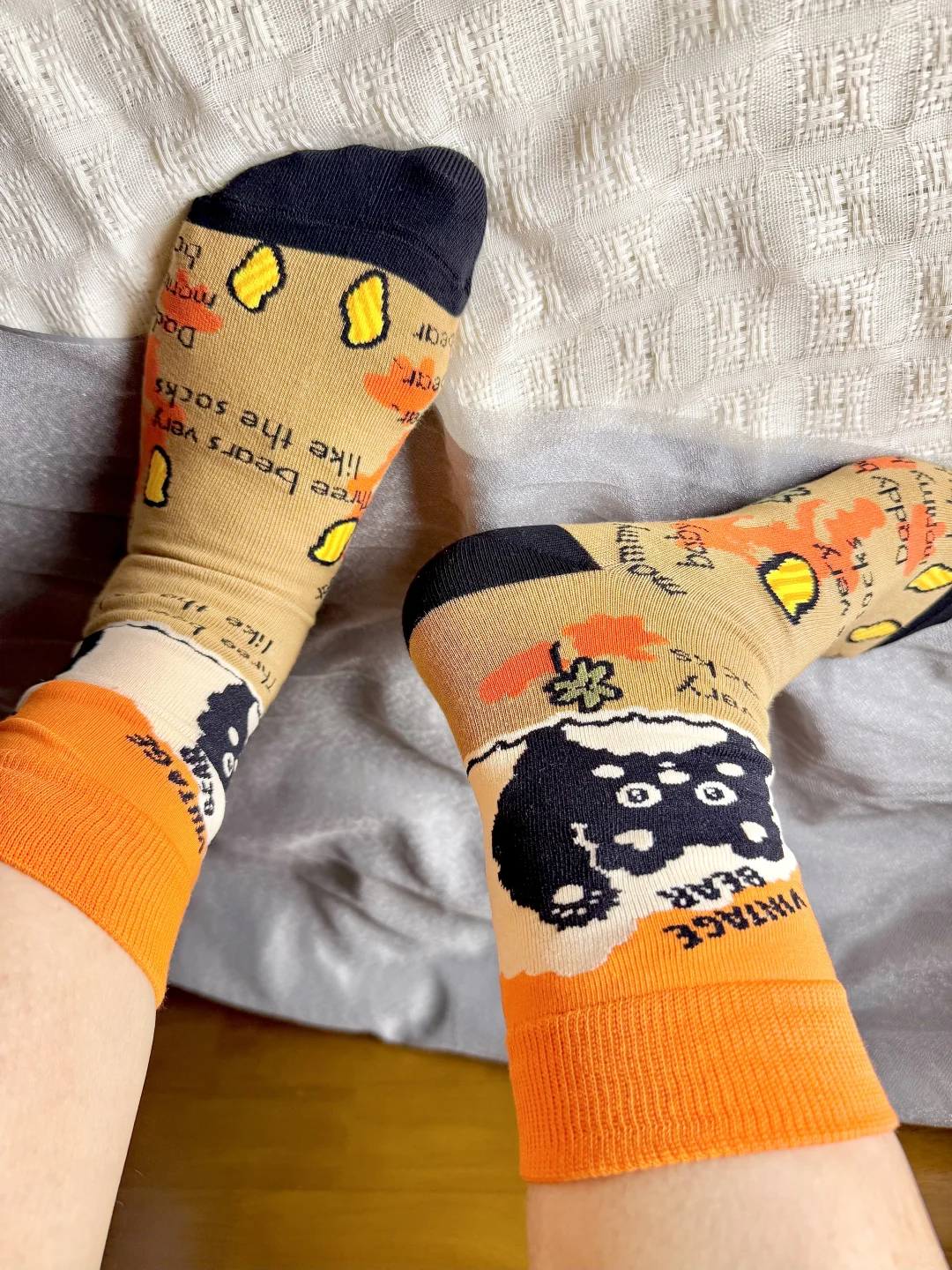 秋天了，开始给袜子翻牌子😉