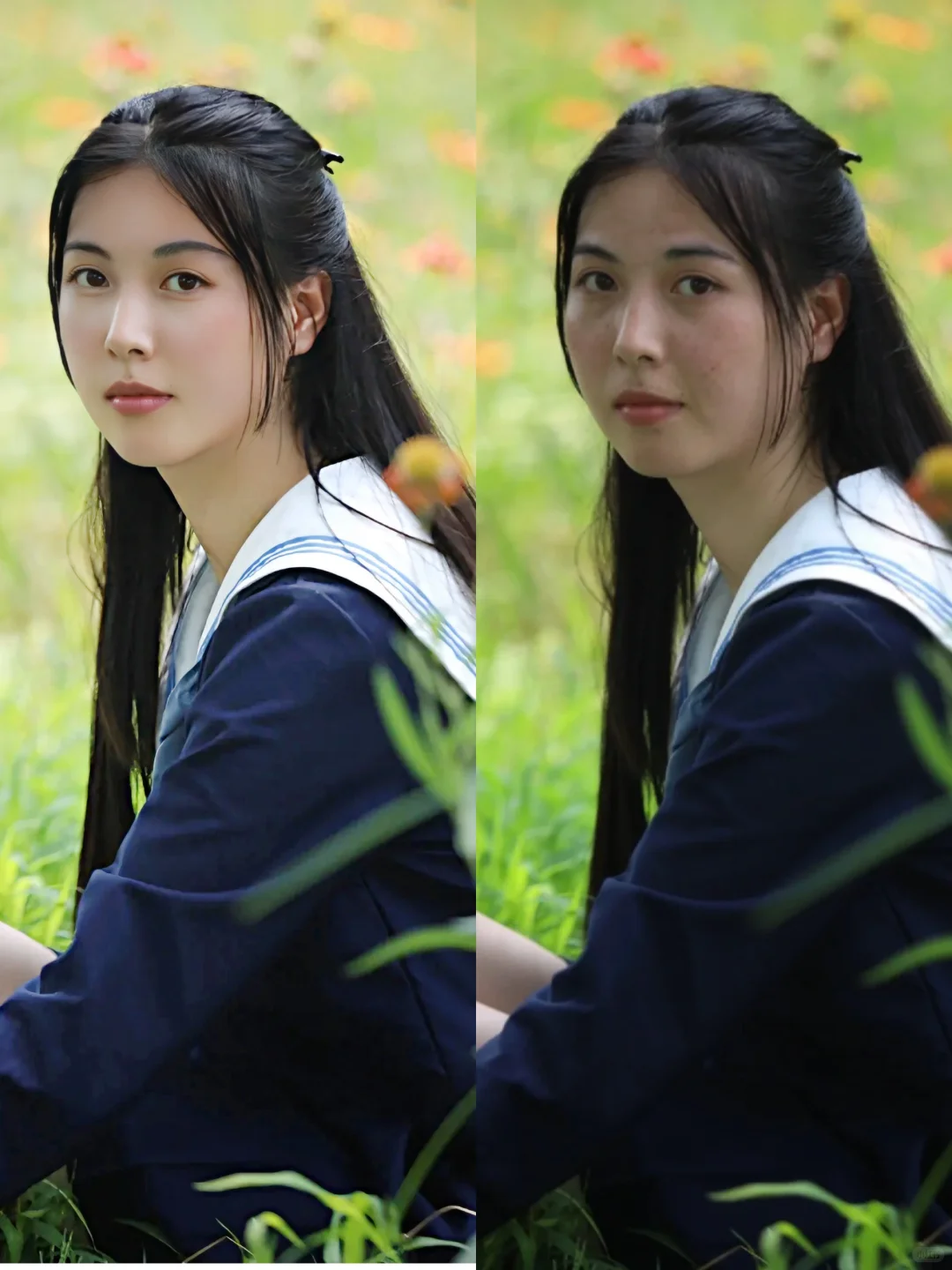 真服了，朋友说素颜拍成这样还是别p了吧？