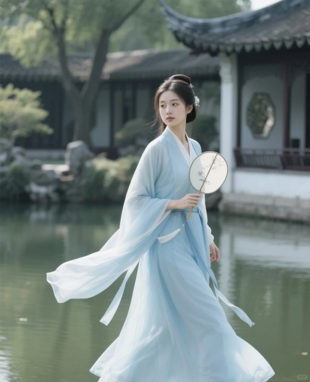 存一些园林汉服拍照姿势，快来学！