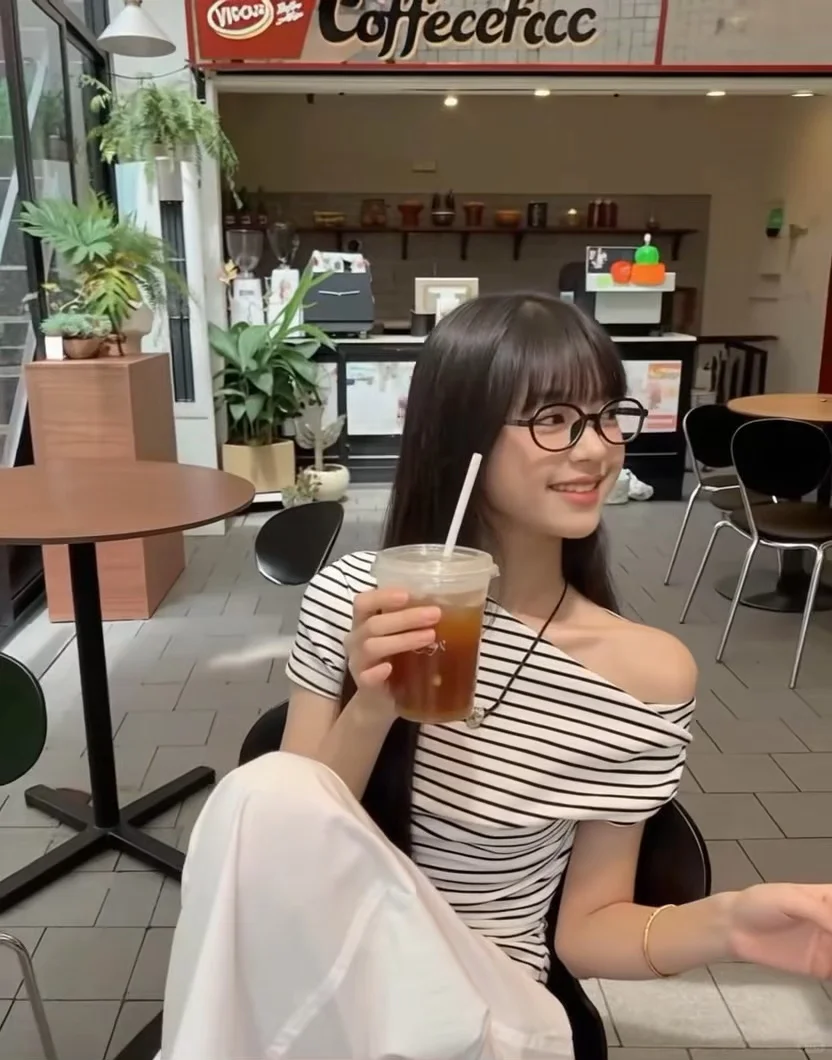 12💰买到的斜肩条纹T恤！巨百搭好穿！还出片❗