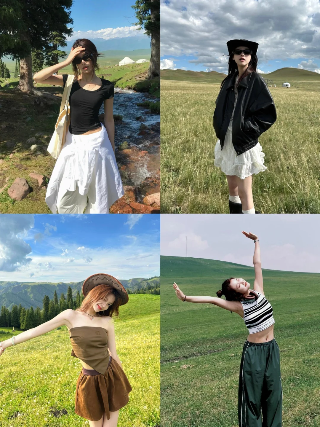 提前预习📸去大草原穿搭技巧和拍照姿势~