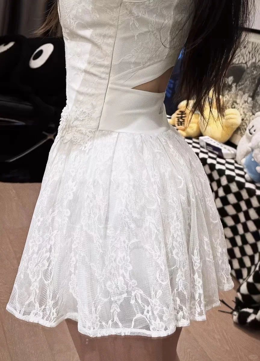 【张佳宁同款】NowRose原创网球服女 蕾丝网球