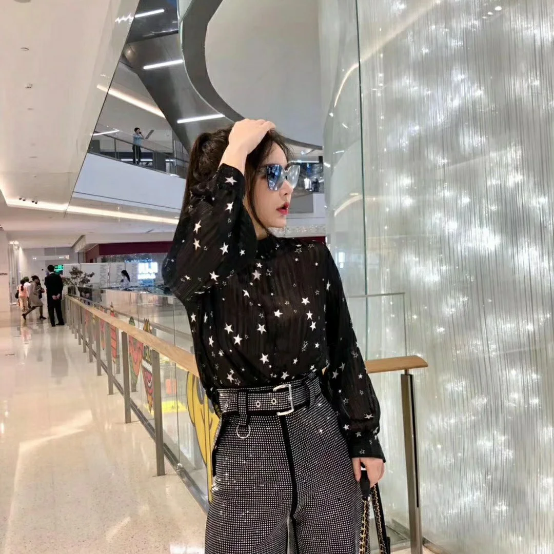 五角星⭐️衬衫～小透视