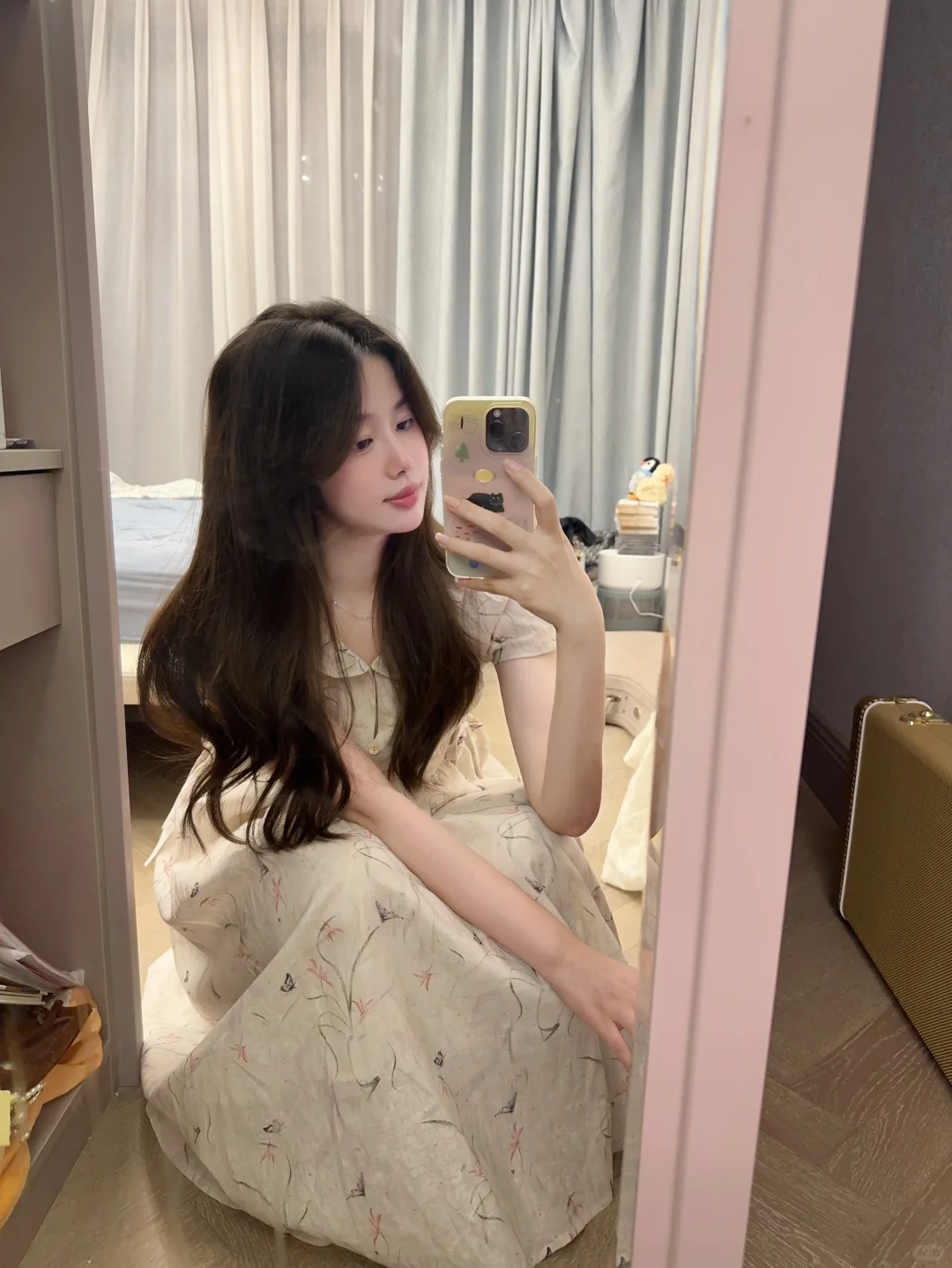 我的苎麻裙太好看了吧