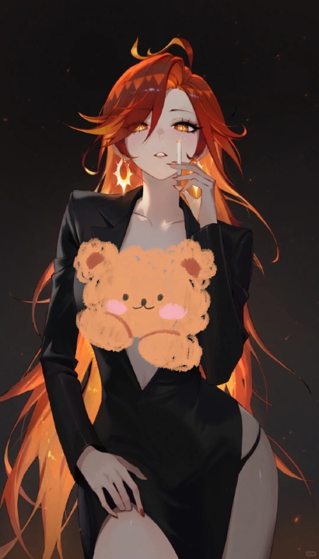 有没有可能モ誰帮她画的