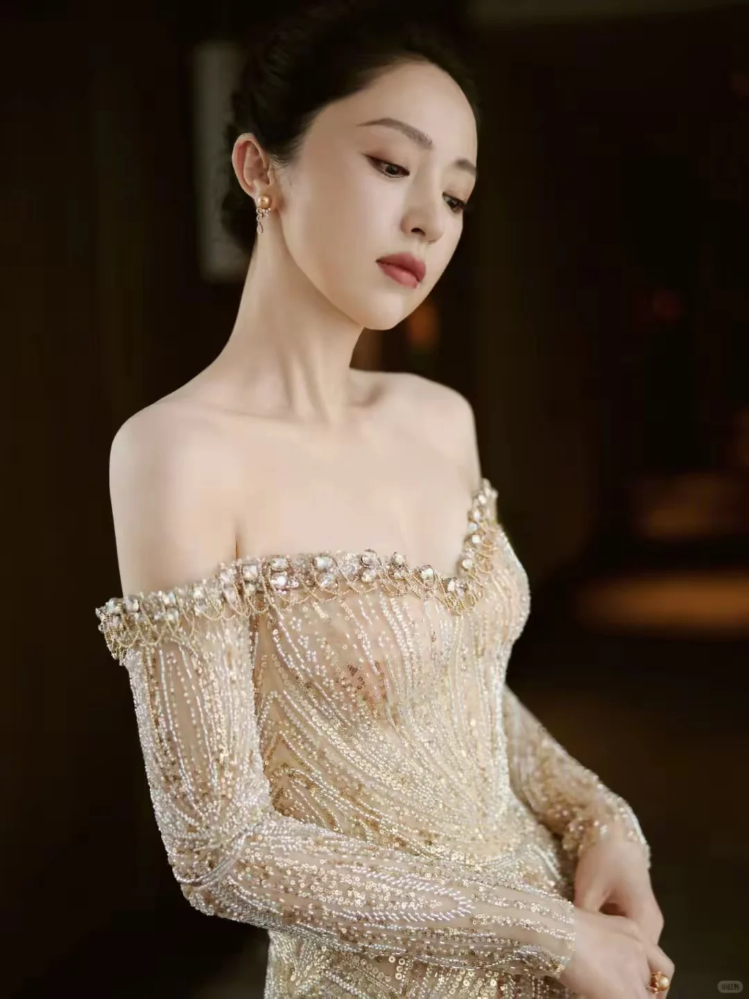 董璇｜雪花女神龙风采，透视装让人心动啊！