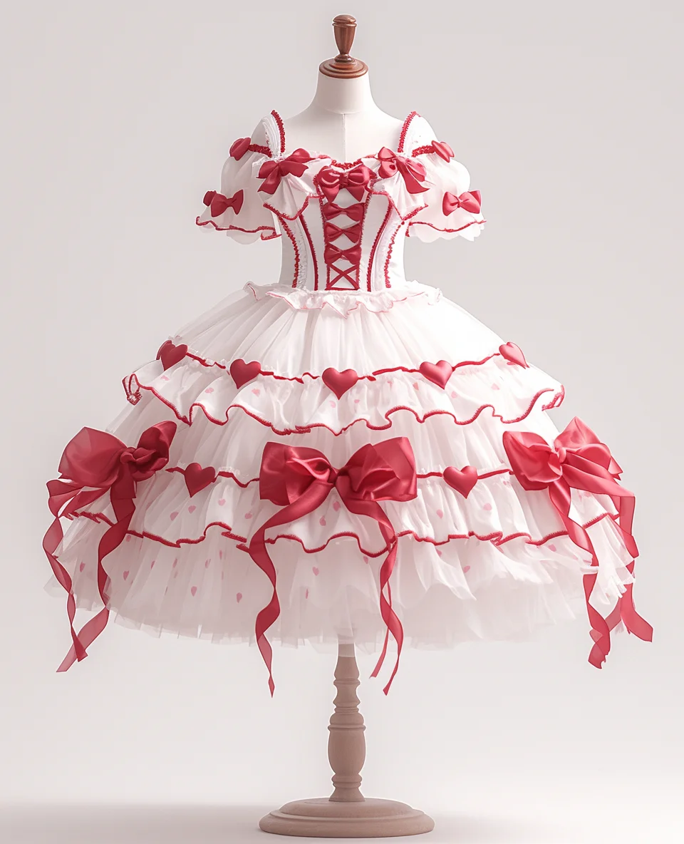 lo装设计1000题之白粉芭蕾裙