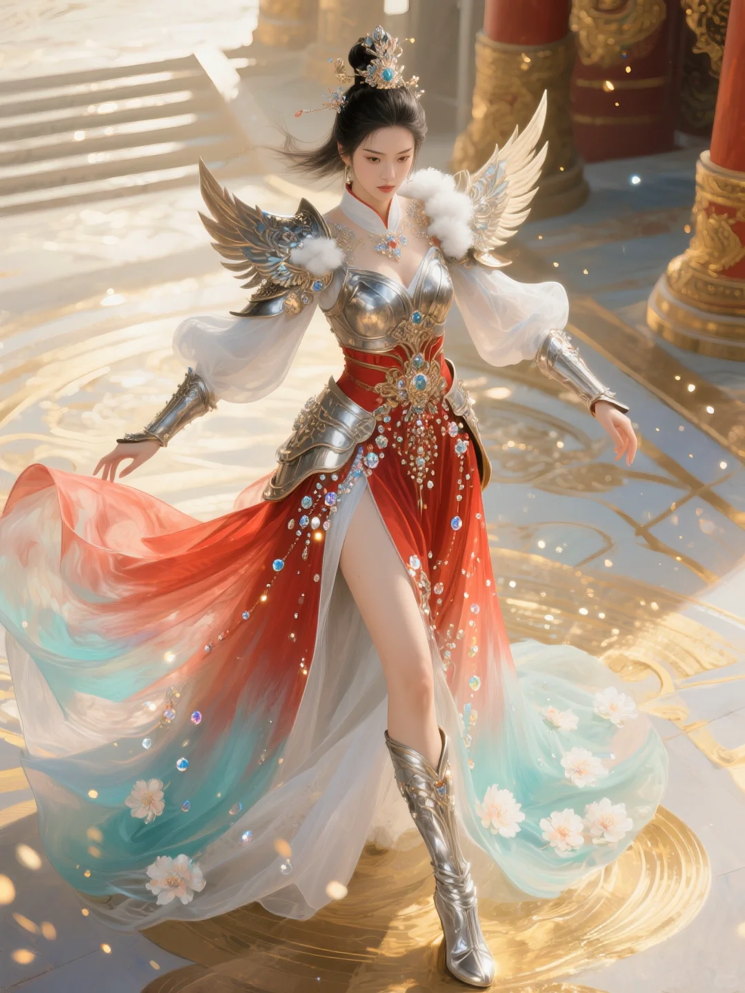 穿越到仙界…挑一件青裙子参加百花宴吧！