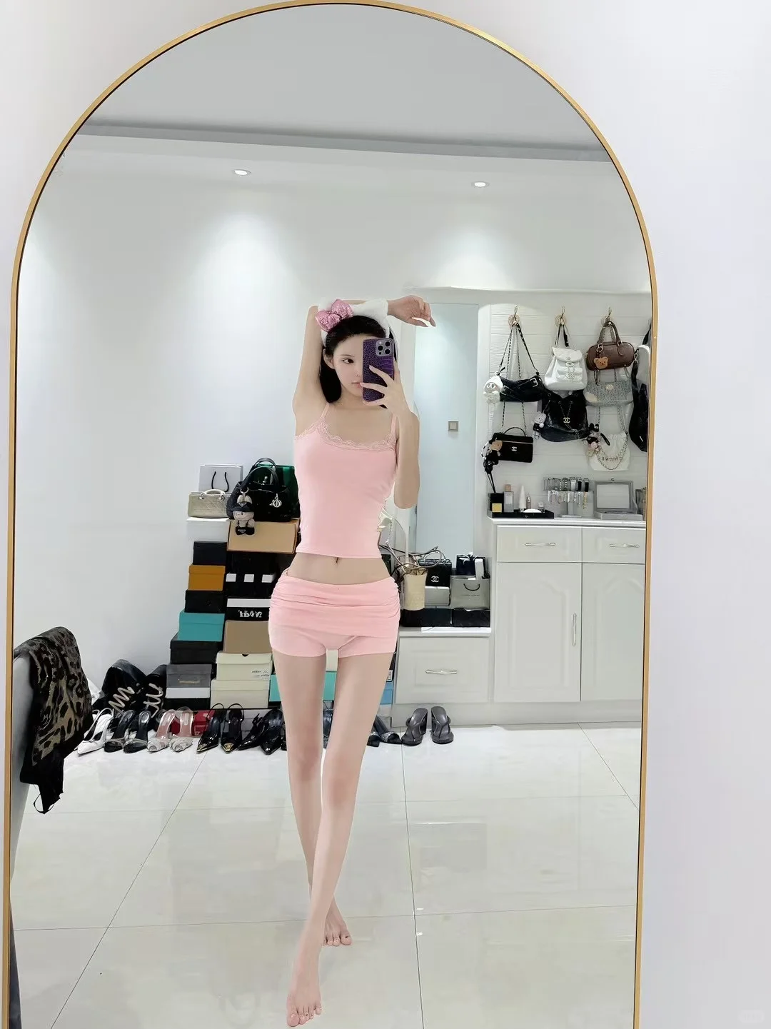 夏天就是要穿粉的啊～