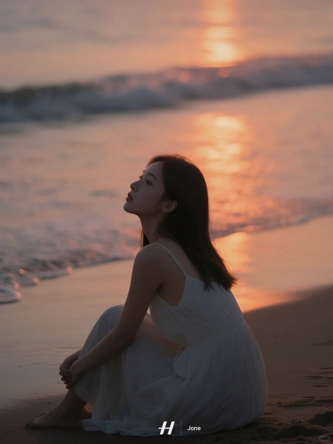 海边日落拍照技巧，手残党也能拍出电影感！