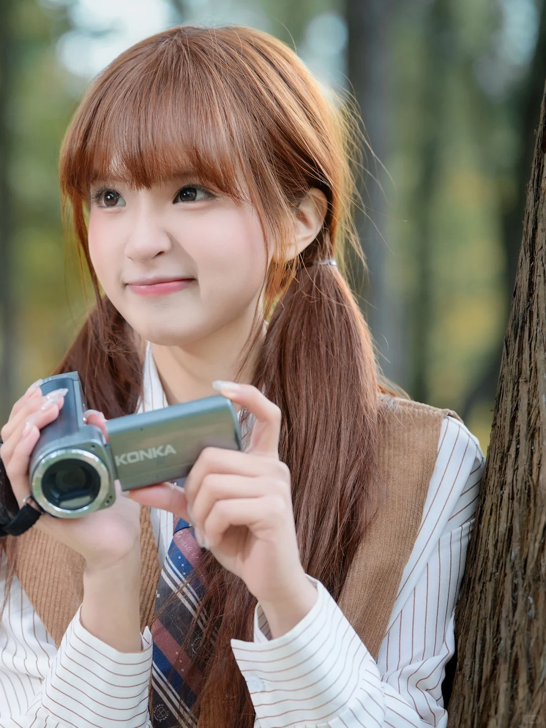 今天拍了超级甜～的妹妹