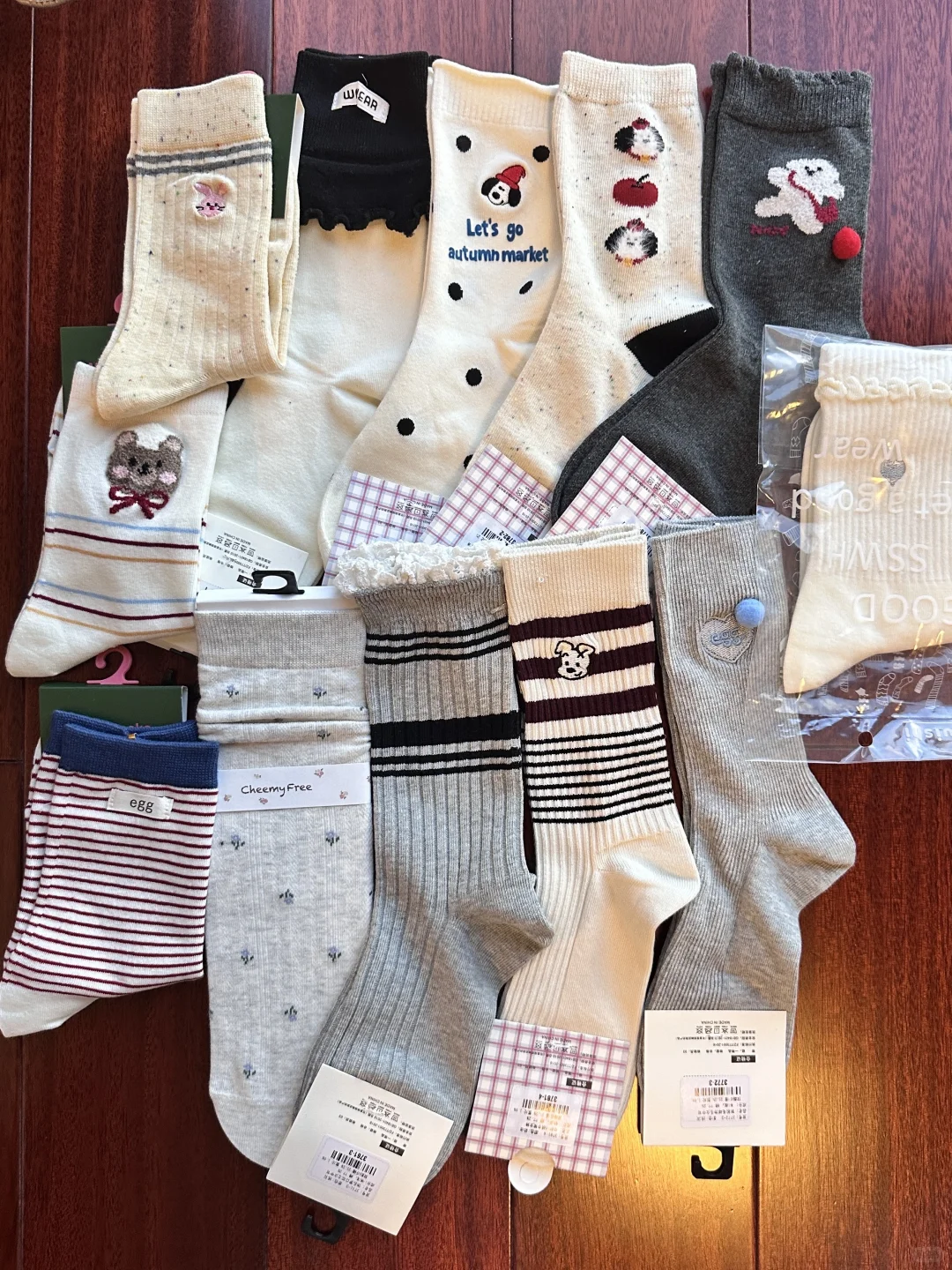 分享淘到的韩代入秋舒服袜子🧦！3.4块拿下🐮