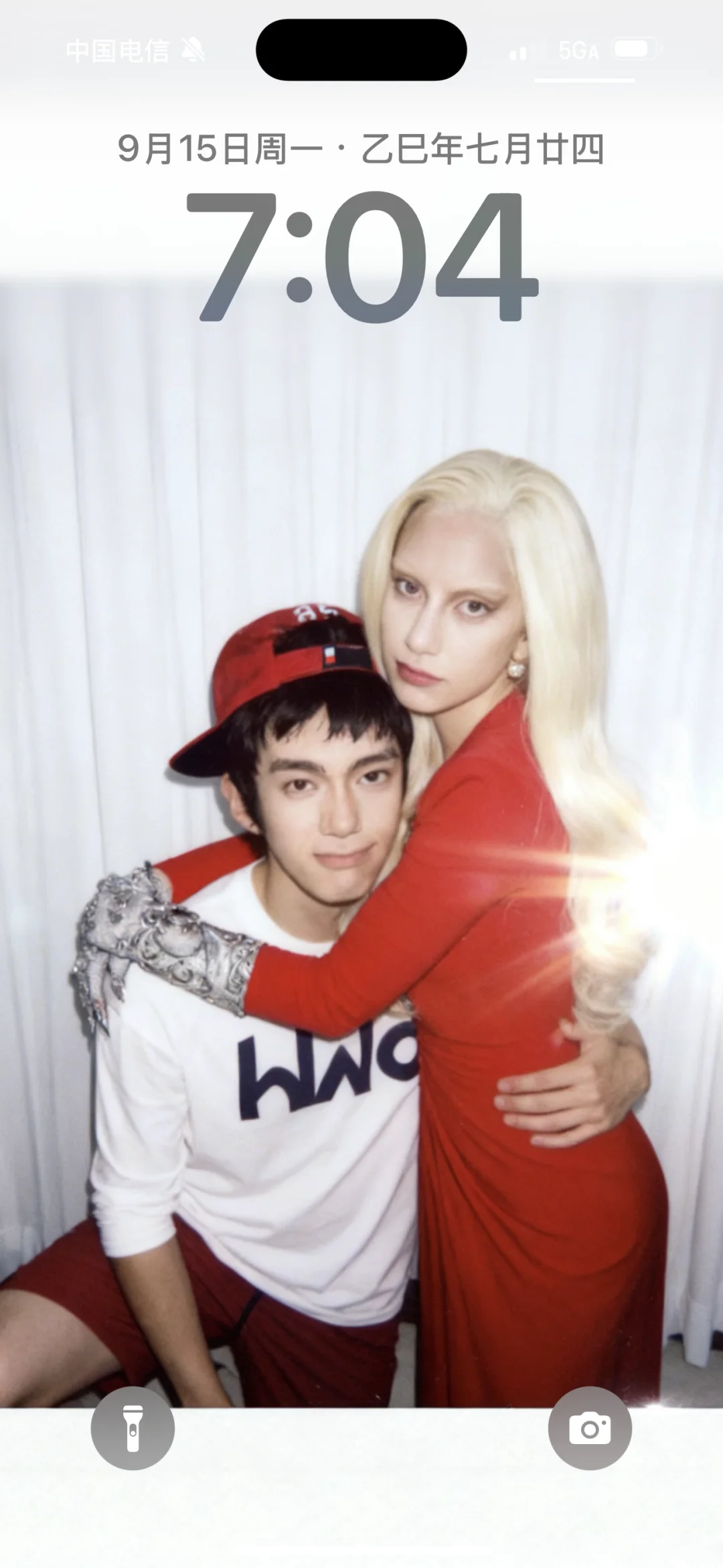 终于和 偶像合影了😭