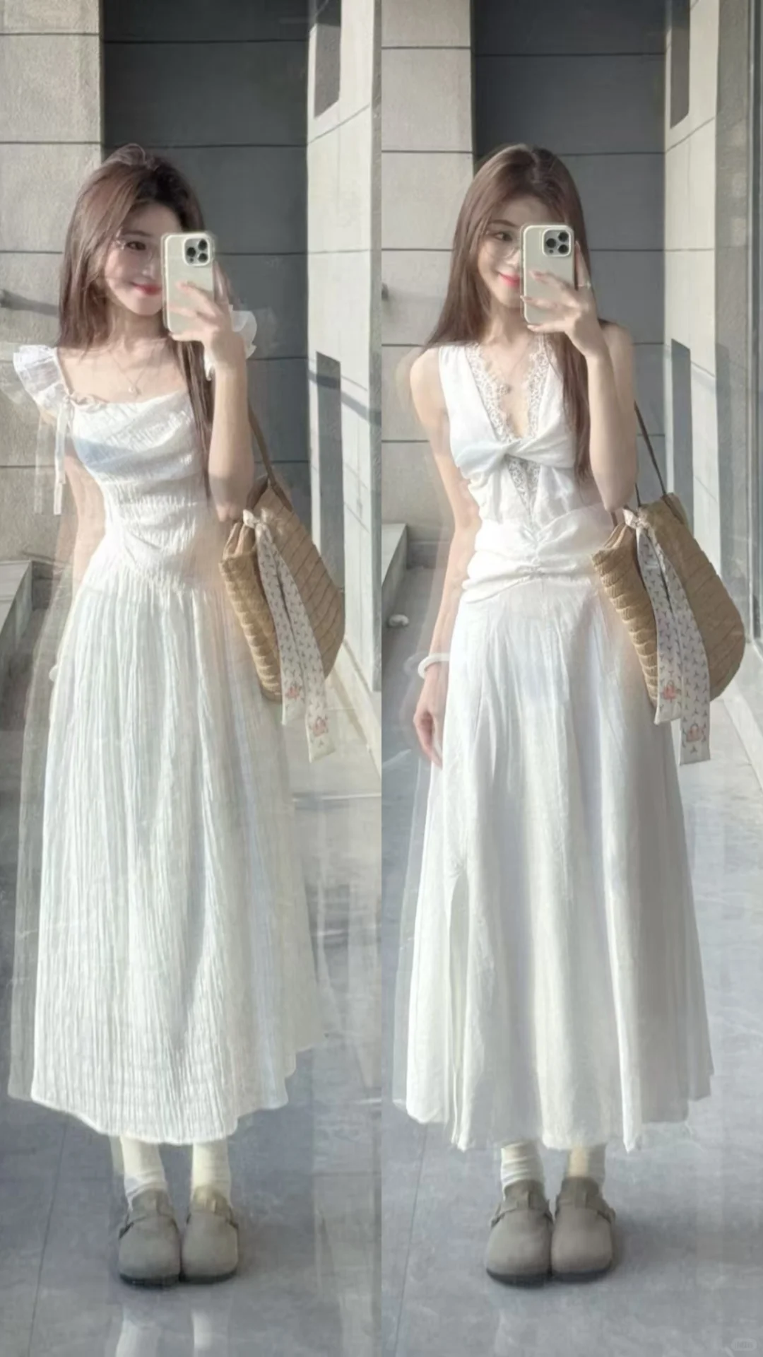 存一些法式公主裙穿搭🤍
