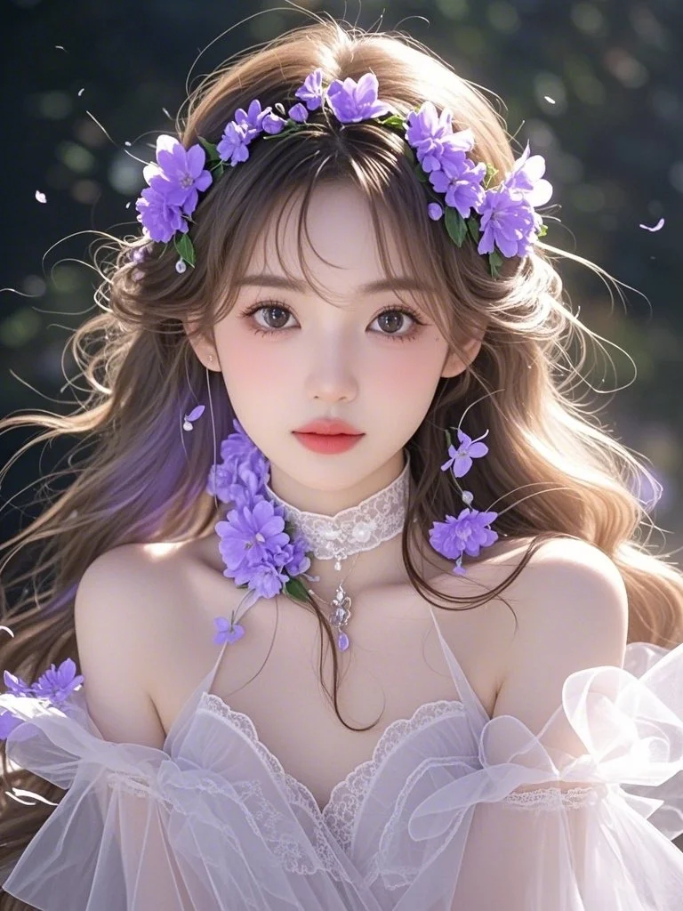 呀紫色精灵，好美哦