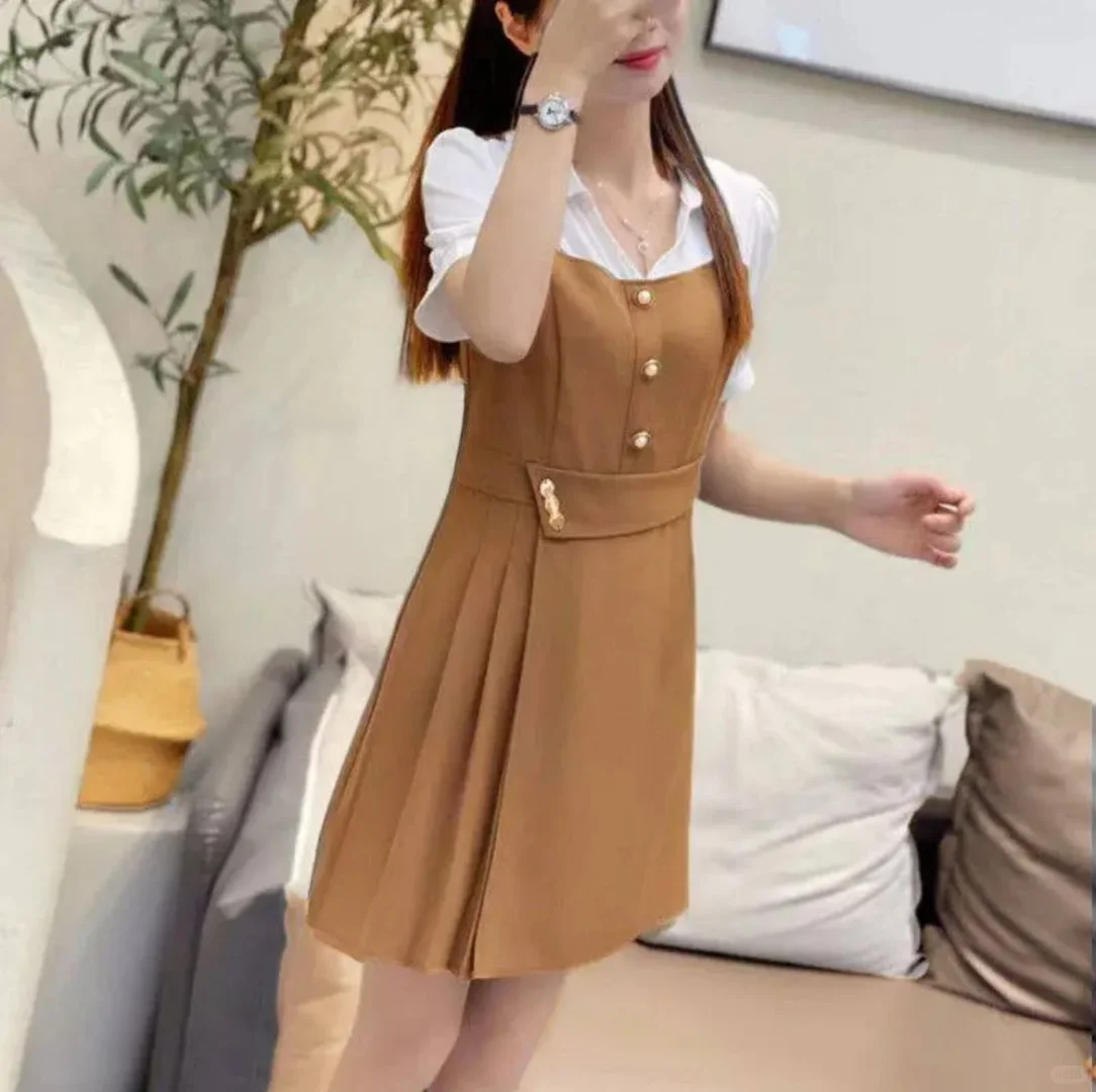 秋天的裙裙真的太爱了～棕色🧡🧡