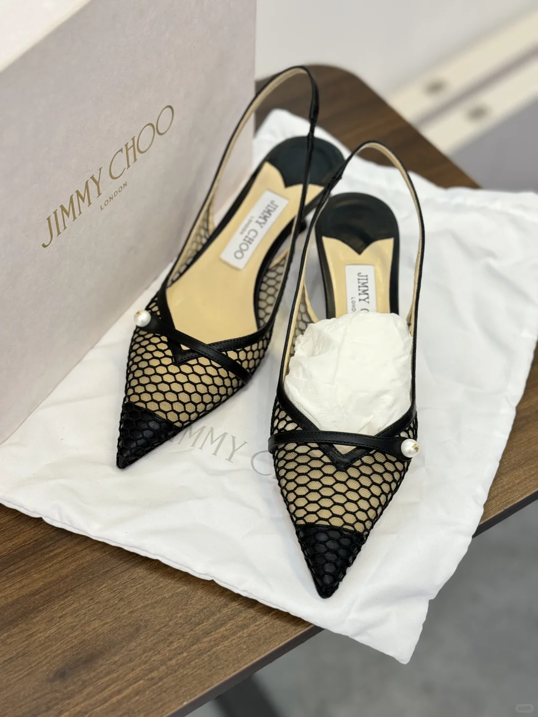 ‌Jimmy Choo女士AMITA 45高跟鞋