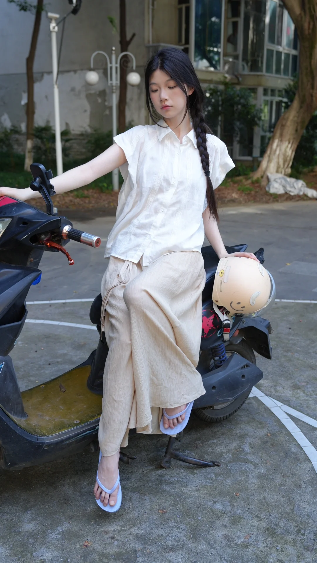 电瓶车写真我也是没想到