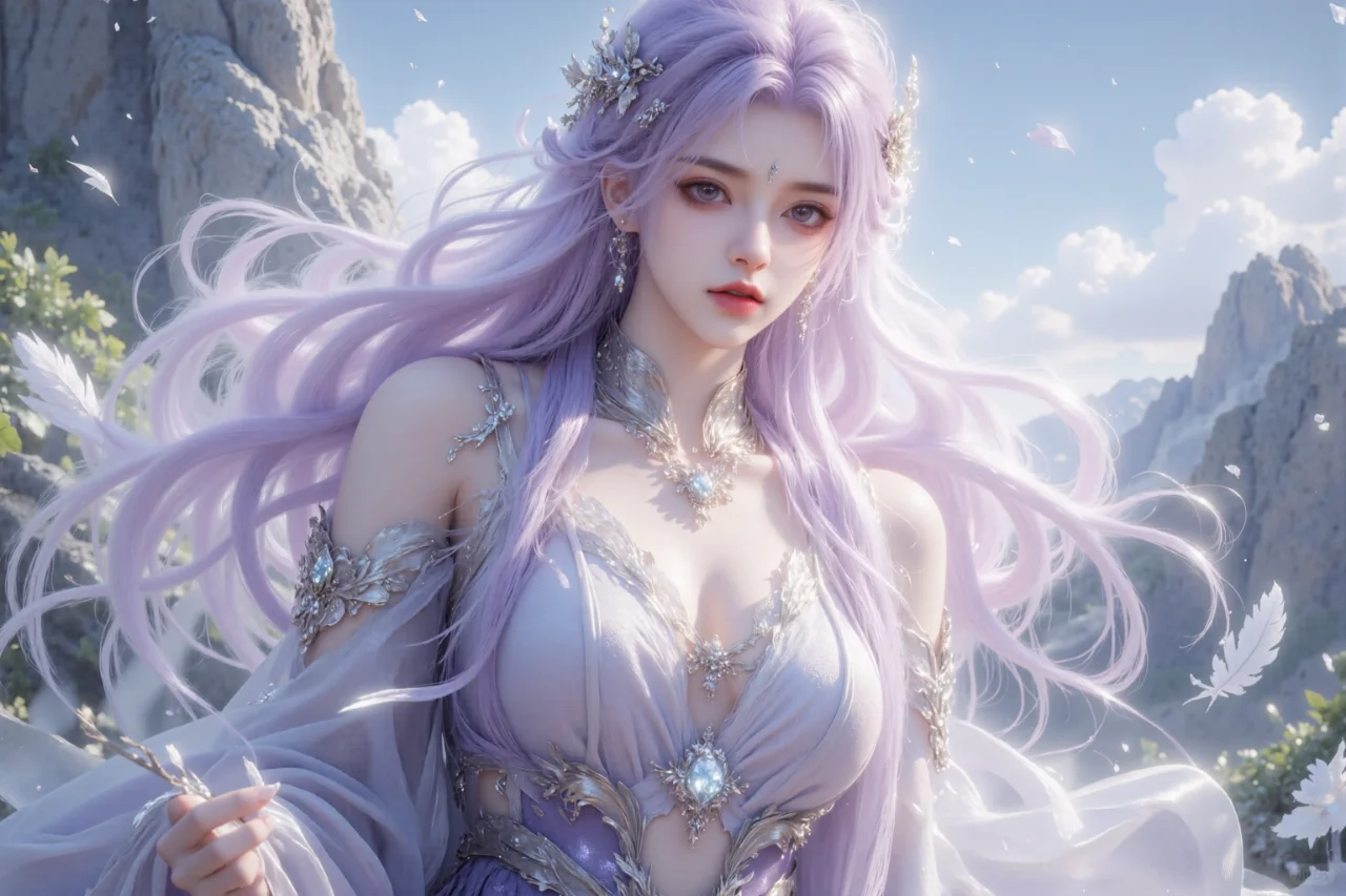 完美世界云曦，8K重绘试镜，天命石建模！