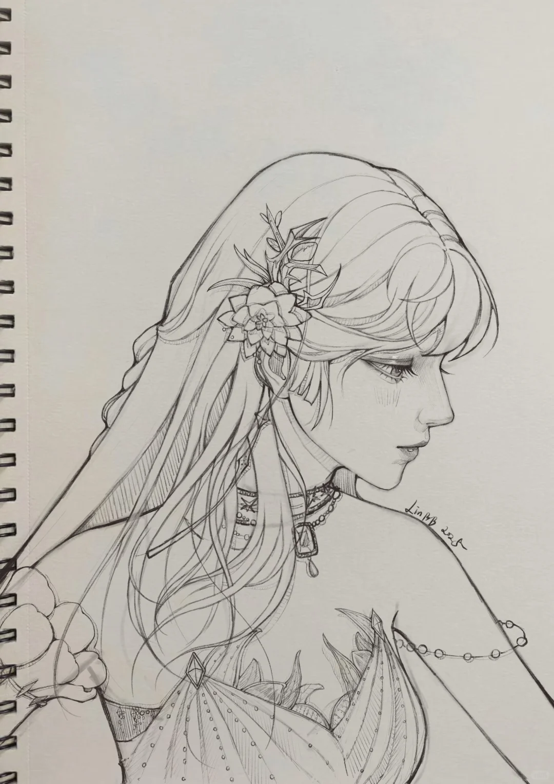 圣采儿(绘画步骤来了)