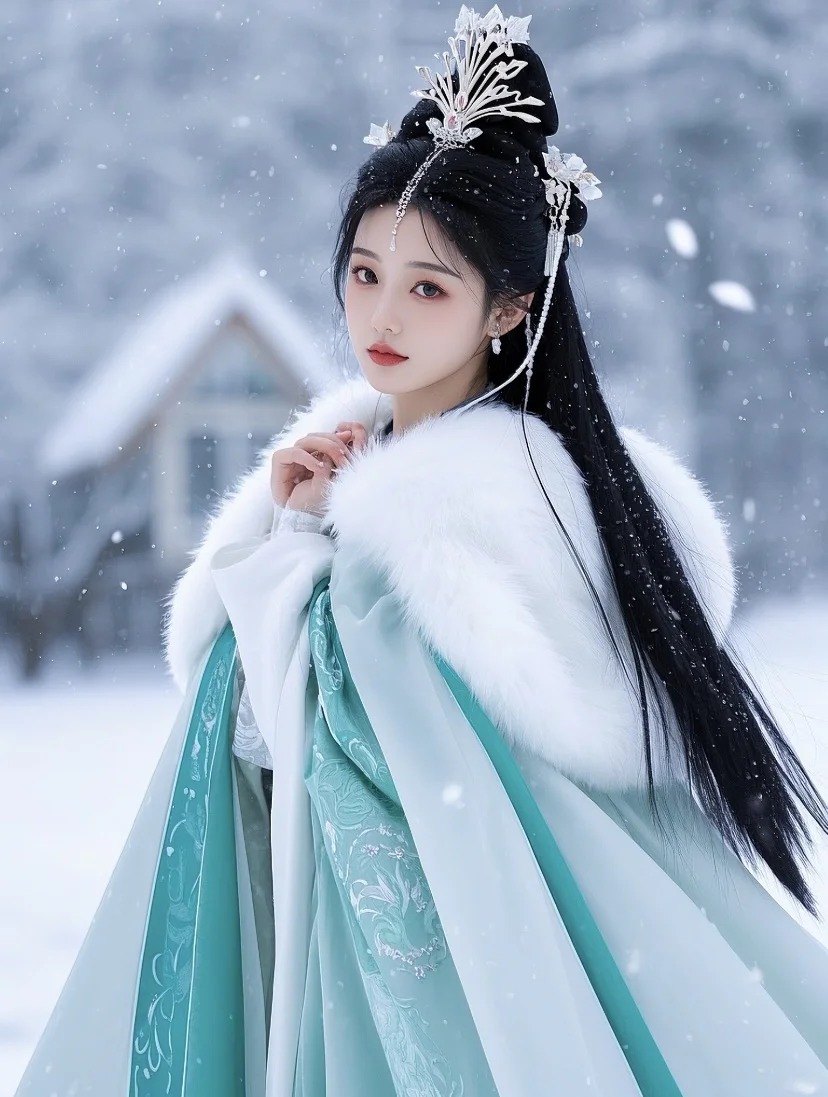 清冷感扑面而来（Ai 制作非真人）