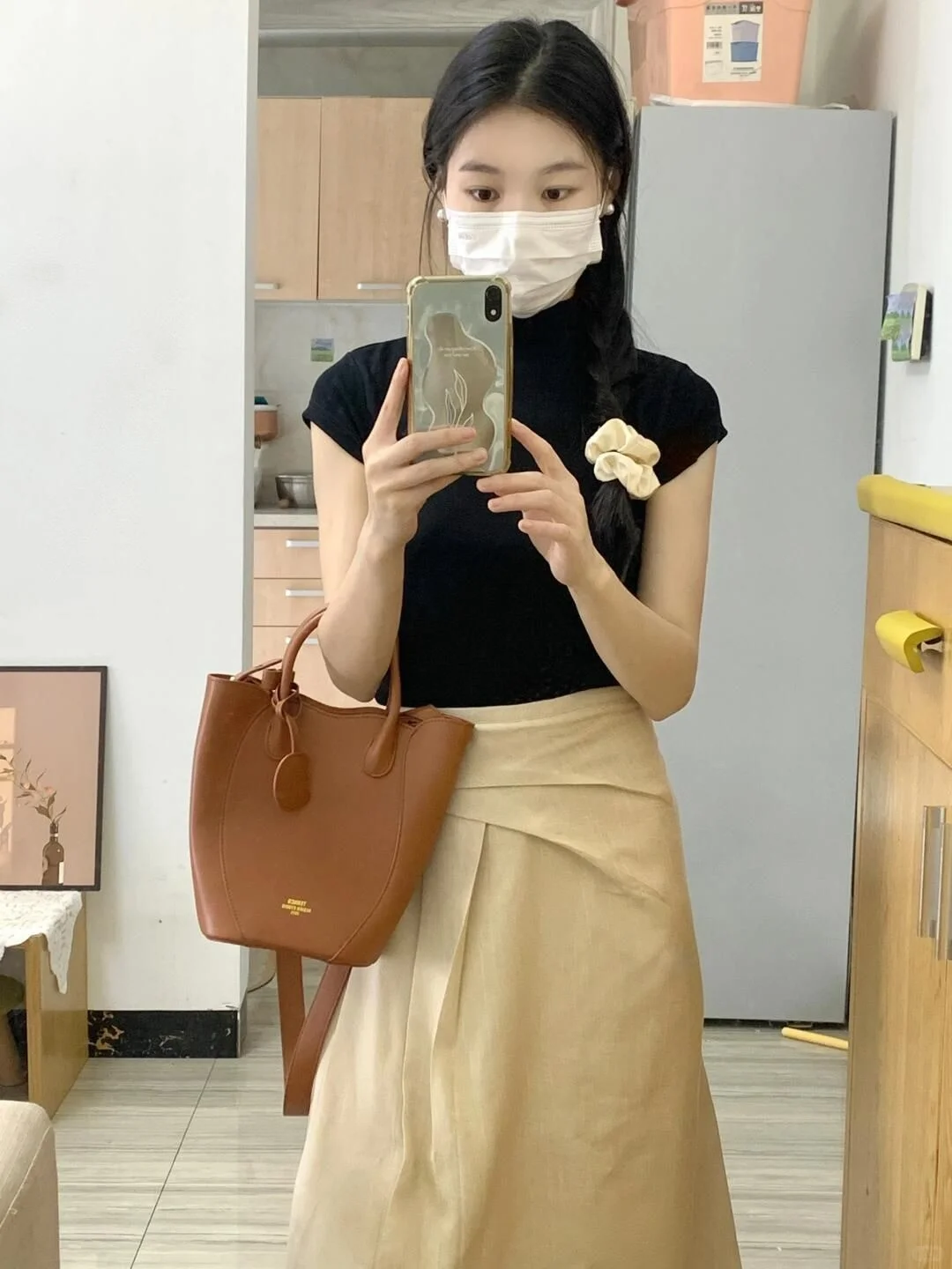 夏天潮流必备！高腰山本半身裙