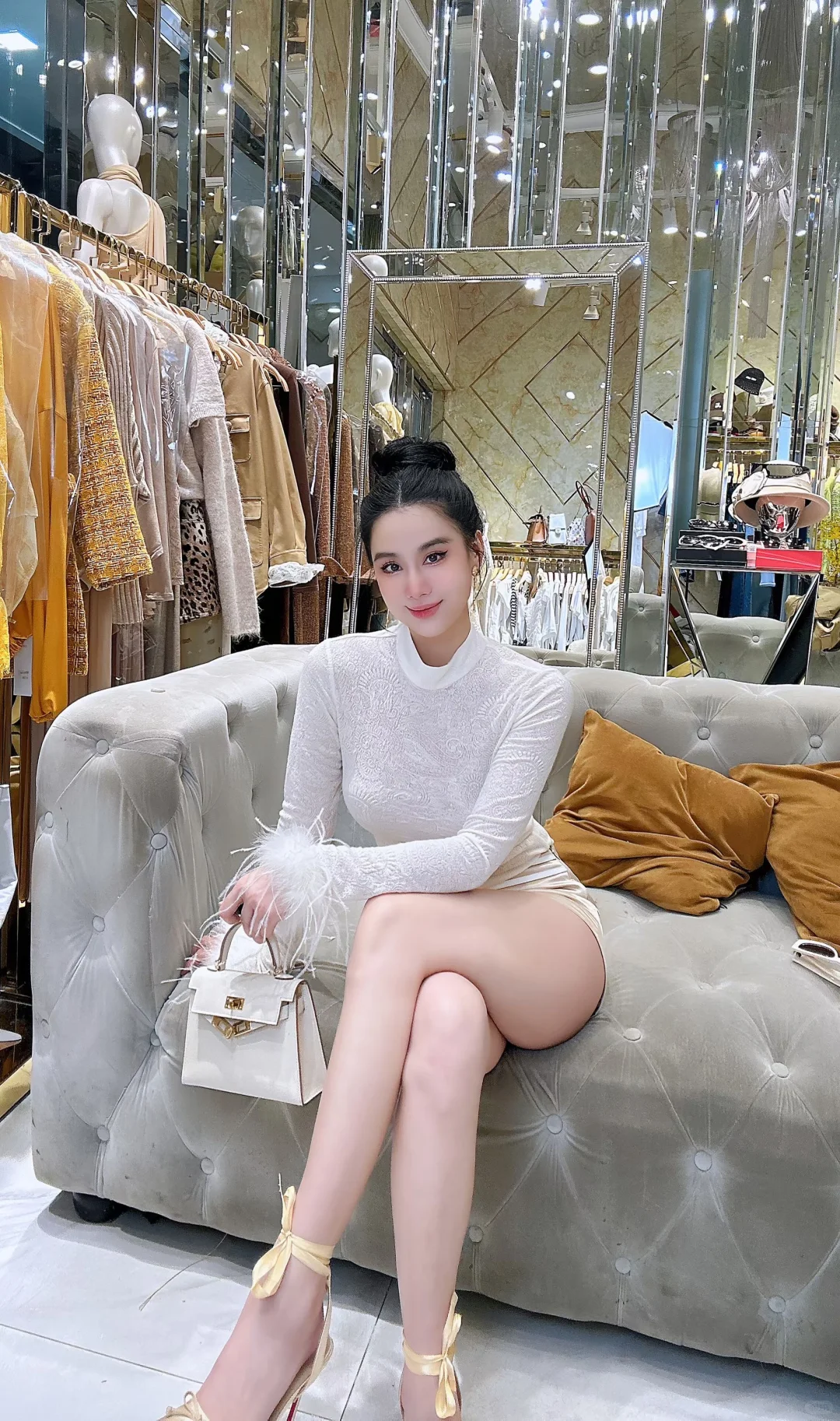 温柔又不失优雅的氛围感穿搭