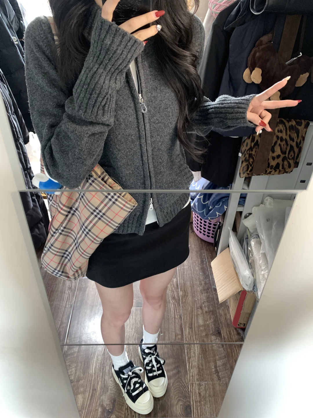 •₊˚🎧🩶◝꒱ 早春韩系毛衣开衫穿搭思路！