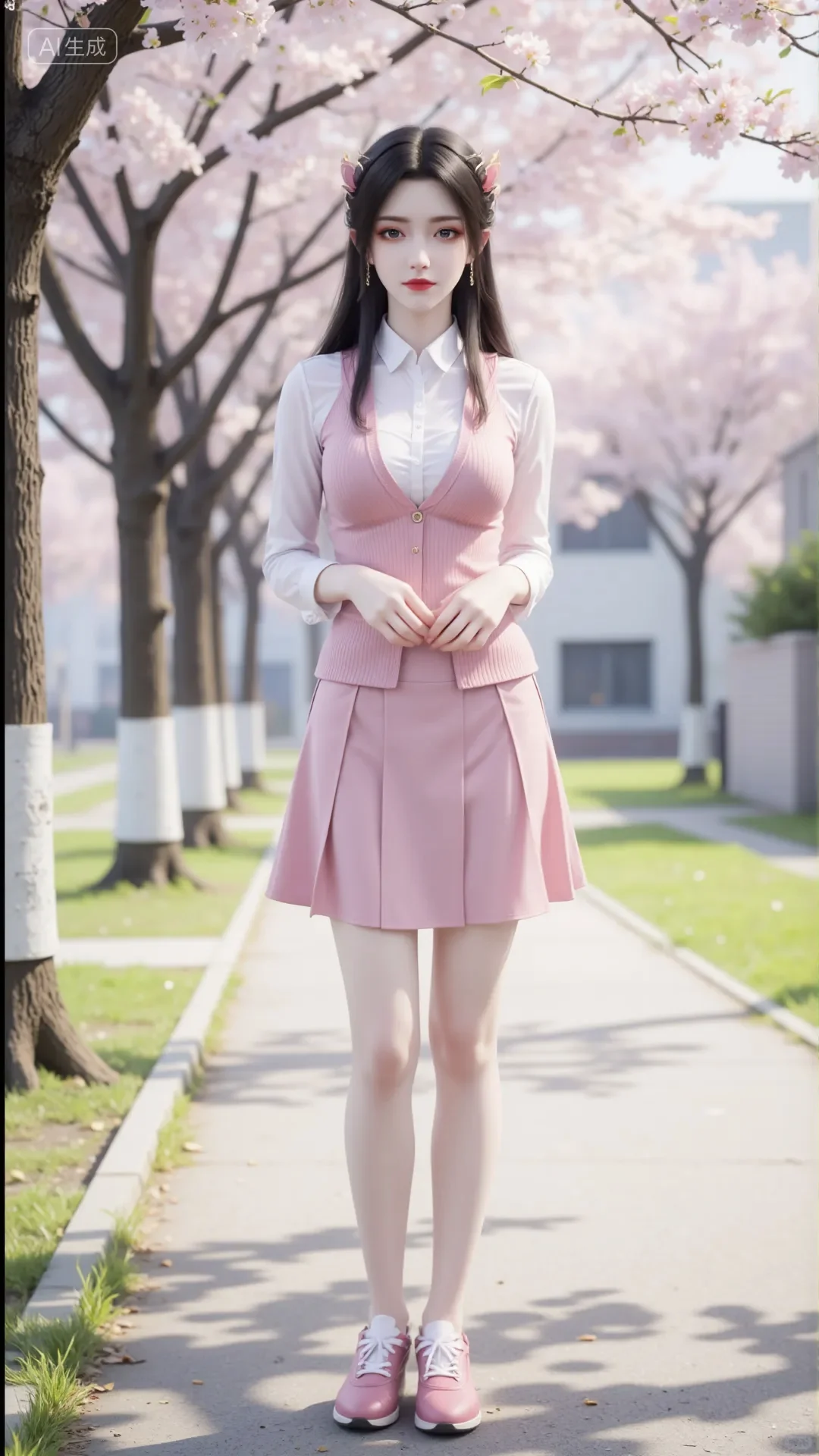 粉色连衣裙#国漫女神#斗破苍穹#美杜莎