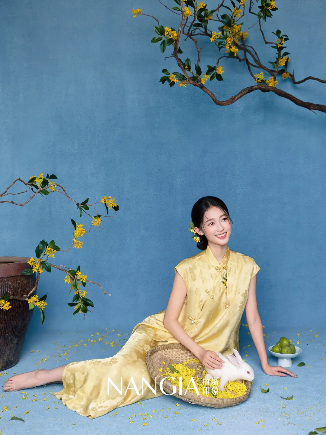 秋水盈盈，桂香满袖🍃南国少女新中式写真