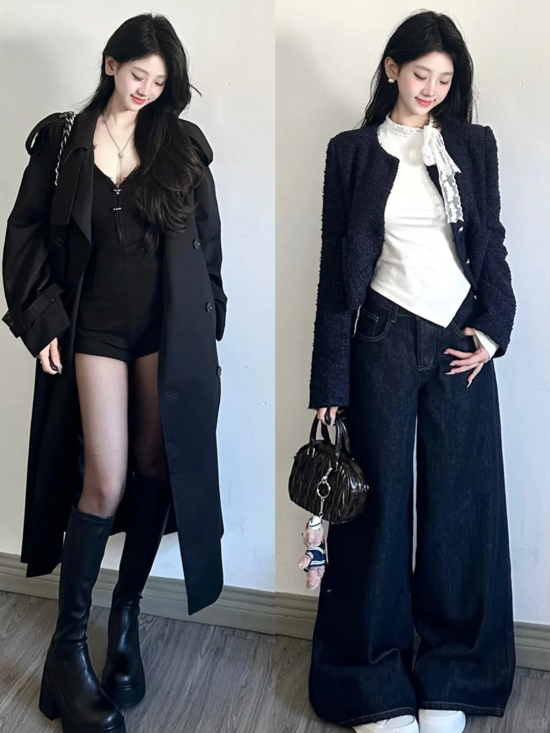 Ootd🍂｜秋冬韩系财阀千金小香风穿搭分享🧸