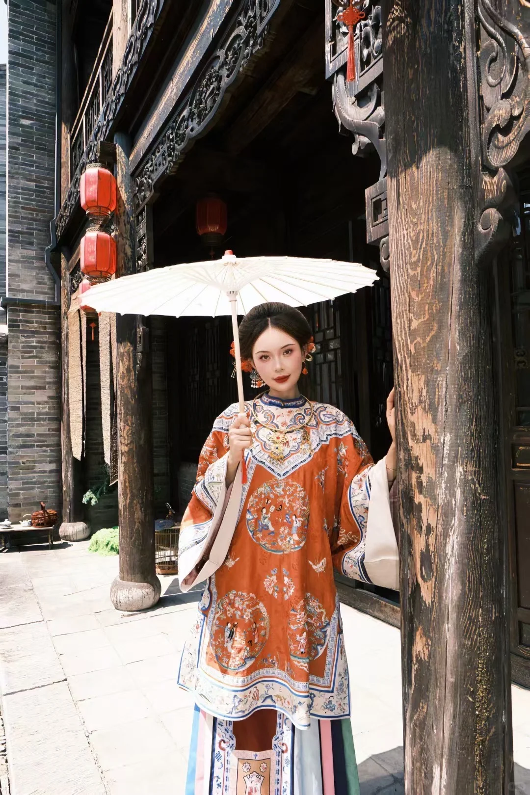 忻州古城的晋商少奶奶也太好看了吧‼️