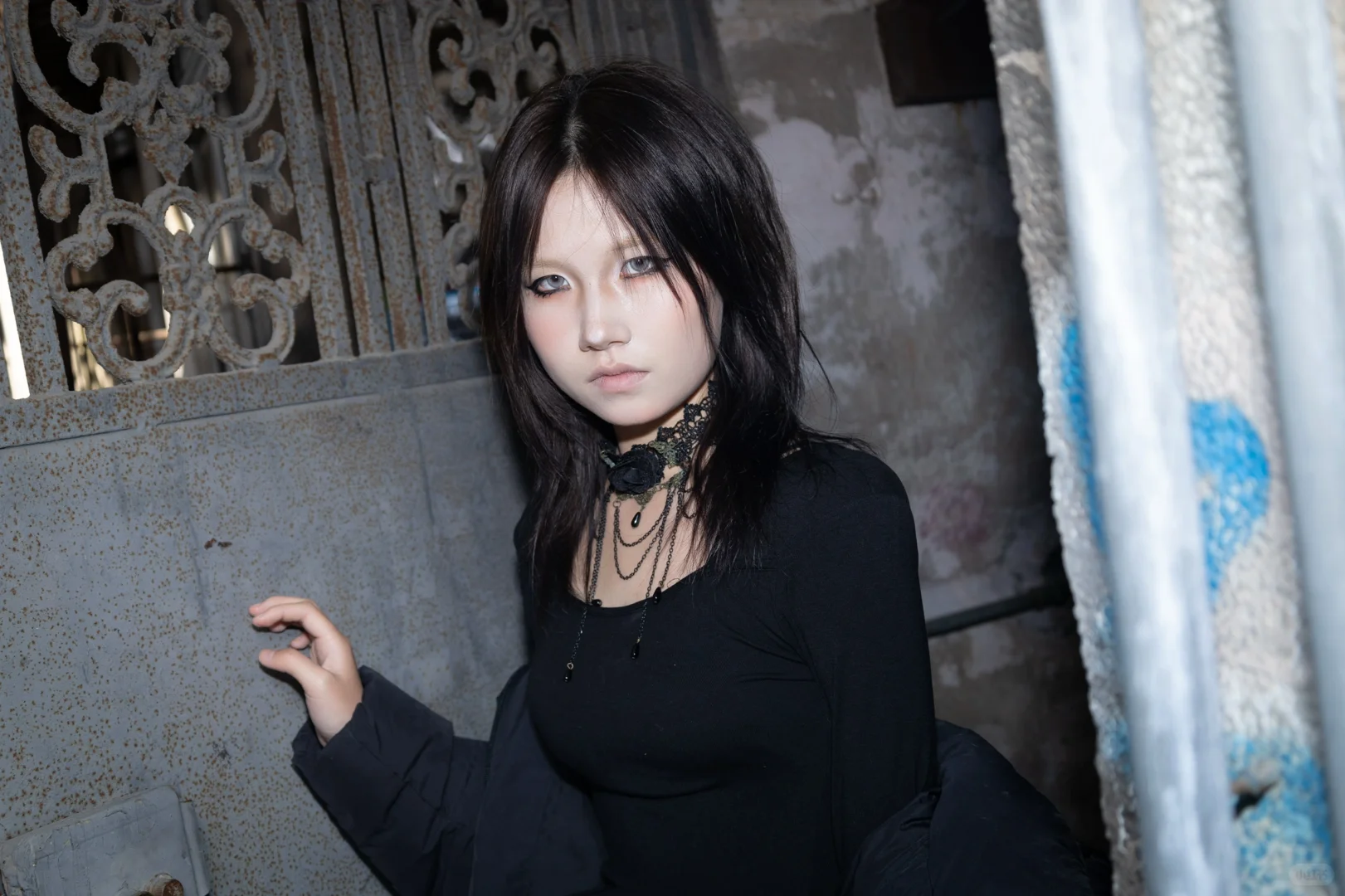 摄影约拍｜黑色系的女孩真的太酷辣！！